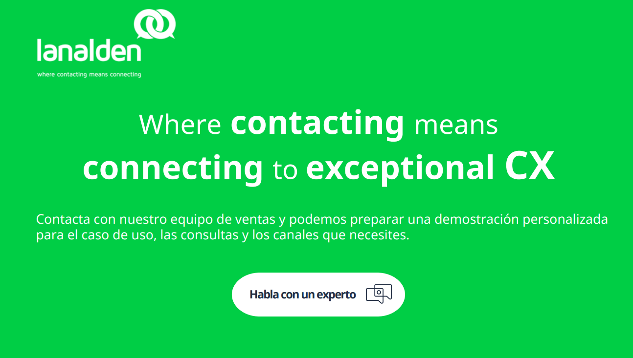 Formulario de contacto para una demostración personalizada del Call Deflection en España